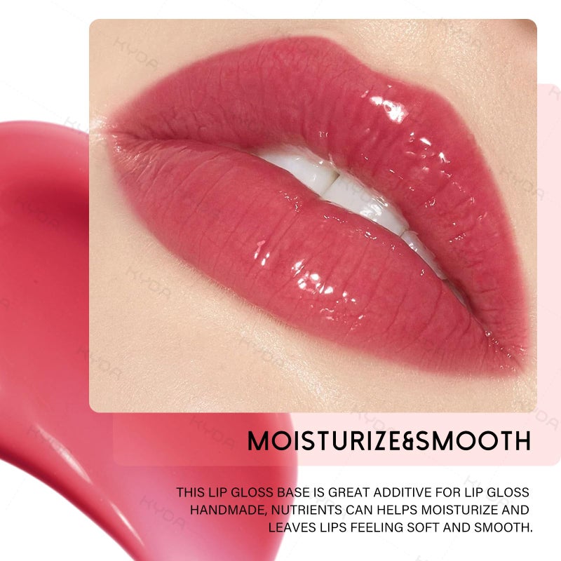 KYDA 200ML Moisturize Lip Gloss Base,Material Lip Makeup Primers, Non-Stick Lipstick Primer Lip Gloss Base for DIY Handmade Lip Balms Lip Gloss-200g - Image 3